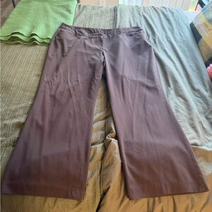 Plus Size 22 Lane Bryant Wide Leg Brown Pants